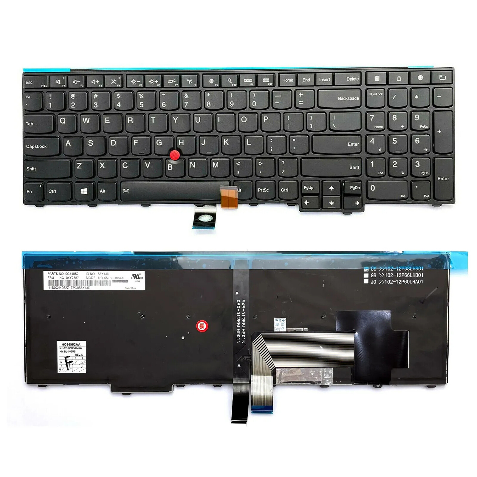 New US Keyboard Backlit For Lenovo ThinkPad T540 T540p W540 E531 E540 04Y2660