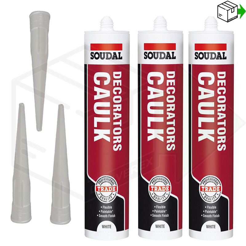 Soudal Decorators Caulk Trade White