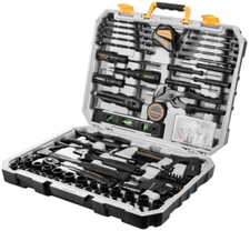 Kit De Herramientas Mecanicas 218 Piezas Mano Para El Hogar Casa Reparacion Set