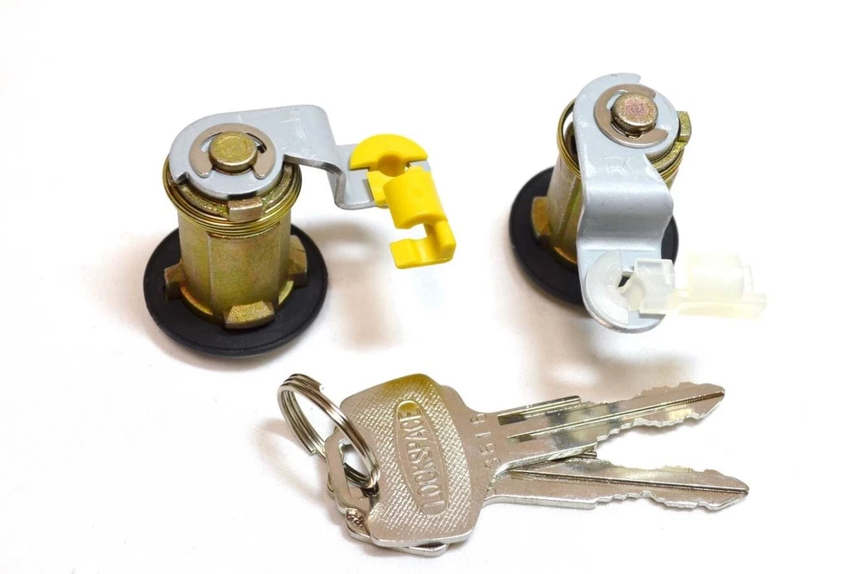 Door Lock Cylinder Tumbler Set for Nissan Subaru Foto 2 de 3