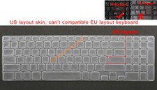 Keyboard Cover Skin For Dell Inspiron M531R 15-3521 3537 5521 3521 Latitude 3540
