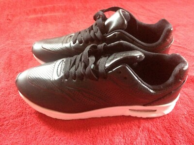 Freizeitschuhe / Sportschuhe ''Rushour'' schwarz Kunstleder für Damen Gr. 38