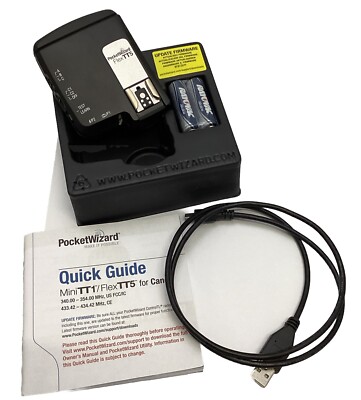 PocketWizard Mini TT1 E-TTL FlexTT5 Funksender für Canon