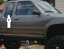 Fit 89-95 Toyota Pickup 2 Door Extended Cab Right Rear Quarter Glass Dark Tinted - Image 2 of 3