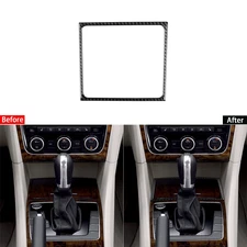Real Carbon Fiber Center Console Storage Panel Frame For VW Passat NMS B7 12-19