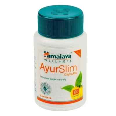 Himalaya Herbal Ayurslim 60 Caps For Manages Weight Naturally Exp March 2028