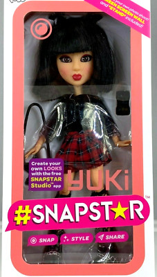 DJ YukI Doll Action Figure #Snapstar With Accessories Snap Style Share Toy New