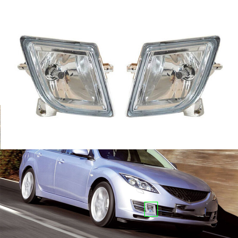 1 Pair Car fog light with bulb For mazda 6 2009 2010 GV7D-51-690A
