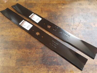 Messer Satz MTD Seitenaufwurf 107 cm 42'' 742-0674 DLX JLX SLX MF Ersatzmesser
