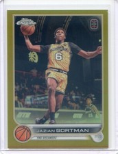 2022-23 Topps Chrome OTE Overtime Elite JAZIAN GORTMAN #7 GOLD REFRACTOR /50