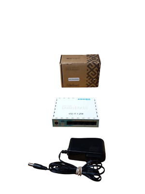 MikroTik hEX lite RB750r2 MPLS Router White tested working