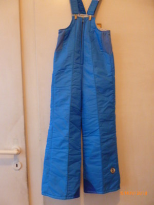 SKIANZUG LATZHOSE HELLBLAU MÄDCHEN/ODER SPORTLICHKEIT GR. 36