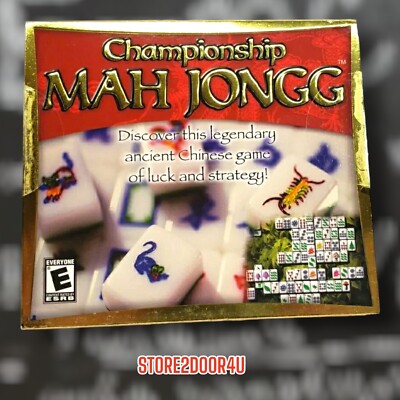 Championship Mah Jongg Legendary Ancient Chinese Luck Strategy Skill PC XP comp