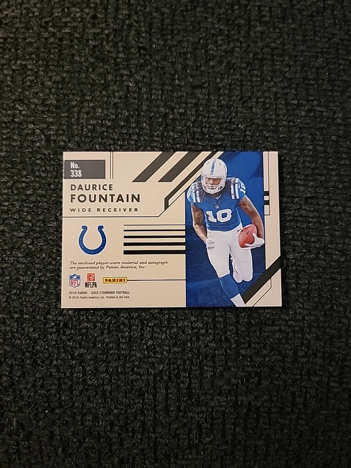 2018 Gold Standard Daurice Fountain Rookie Jumbo Patch Auto 84/99 - SD0755 - Image 2 of 2