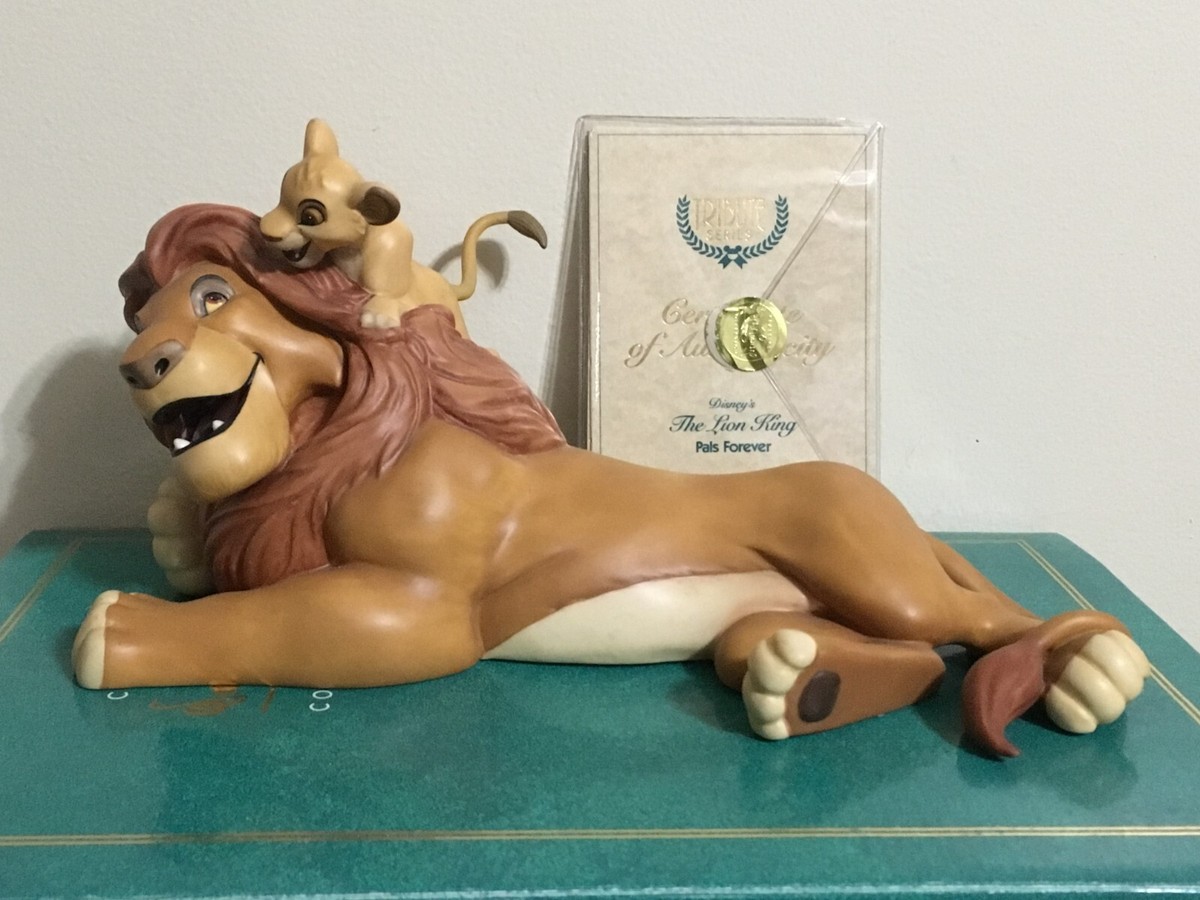 Walt Disney Classics WDCC Lion King Pals Forever Simba Mufasa