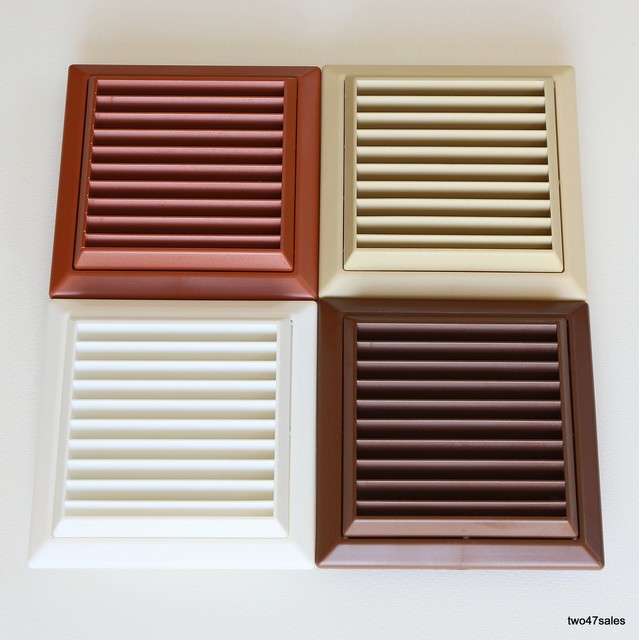 External Brown Vent Grille Wall Ventilation Extractor Cover Outlet