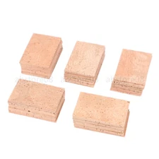 50pcs Natural Sax Saxophone Neck Cork Sheet for Saxophone 60x40X2mm
