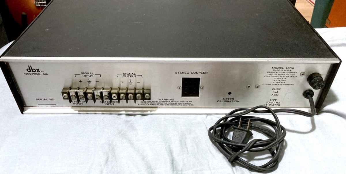 Vintage DBX 165a Compressor Limiter 1980's | eBay
