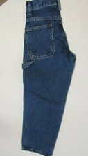 YOUTH girls Size 10 Slim Carpenter Blue Jeans Denim Pants By Rustler