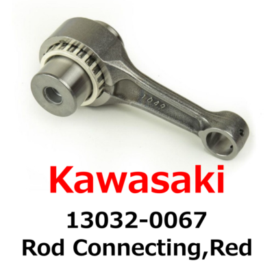 NoriBLKN様　連絡用 NEW】Kawasaki Genuine Rod Connecting,Red 13032-0067 Direct From