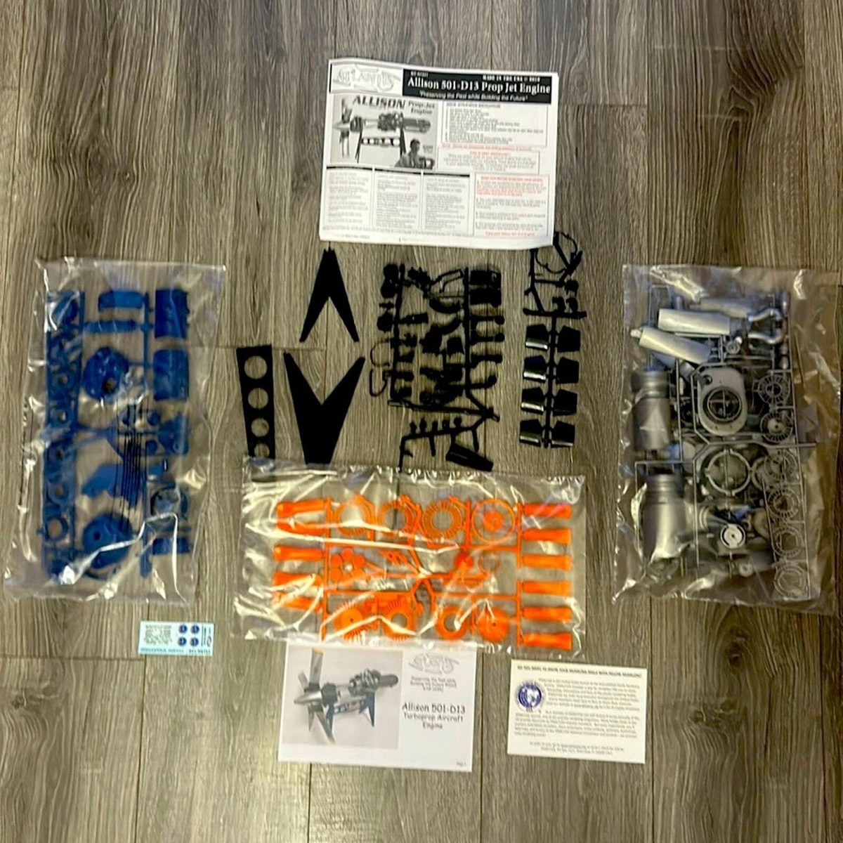 Atlantis Model Co 1/10 Allison 501-D13 Prop Jet Engine Kit
