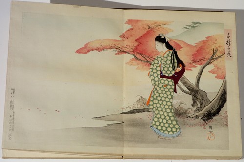 Matsuki Heikichi 14 woodblock prints by Miyagawa Shuntei book beautiful women - Imagen 5 de 10