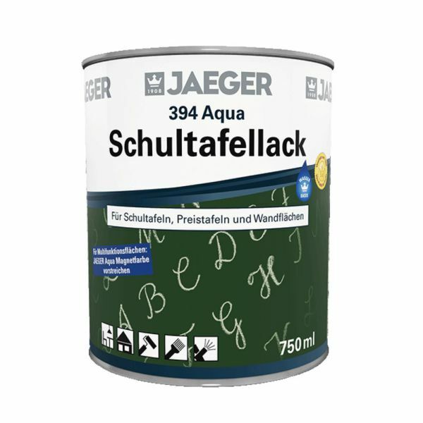 Jaeger 394 Aqua Schultafellack – 750ml - Mattgrün