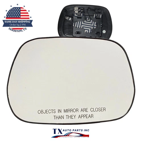 For 2001-2003 TOYOTA RAV4 Passenger Side Mirror Glass Heated with Backing Right