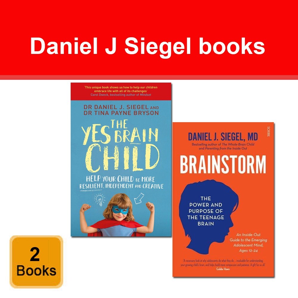 Dr. Daniel J Siegel Collection 2 Books Set The Yes Brain Child, Brainstorm