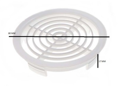 Grilles De Ventilation Toit 70 Mm – Paquet De 50, à Clipser, Marque One Stop DIY