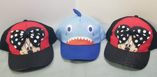 NEW Lot of 3 Kid's Adjustable Baseball Hats Caps Baby Shark Minnie Mouse NWT