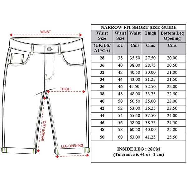 Enzo Mens Chino Shorts Slim Fit Cotton Stretch Casual Summer Beach Half Pants - Image 2 of 4