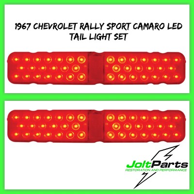 United Pacific Super Bright LED Tail Light Set For 1967 Chevy Camaro RS Models