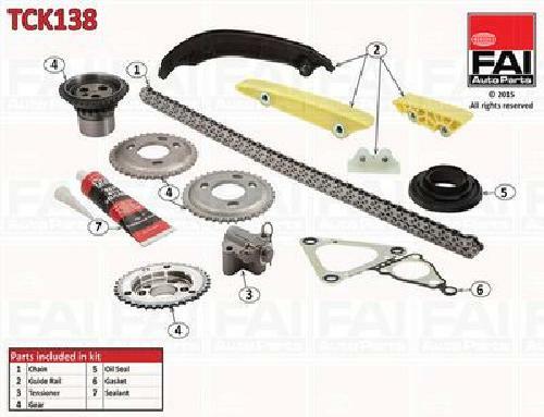 Original FAI AutoParts Steuerkettensatz TCK138 FüR Ford Land Rover-image