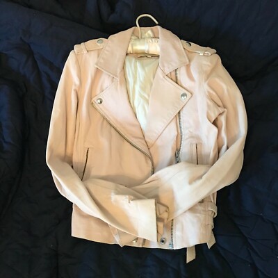 IRO Ashville Leather Jacket Size 38