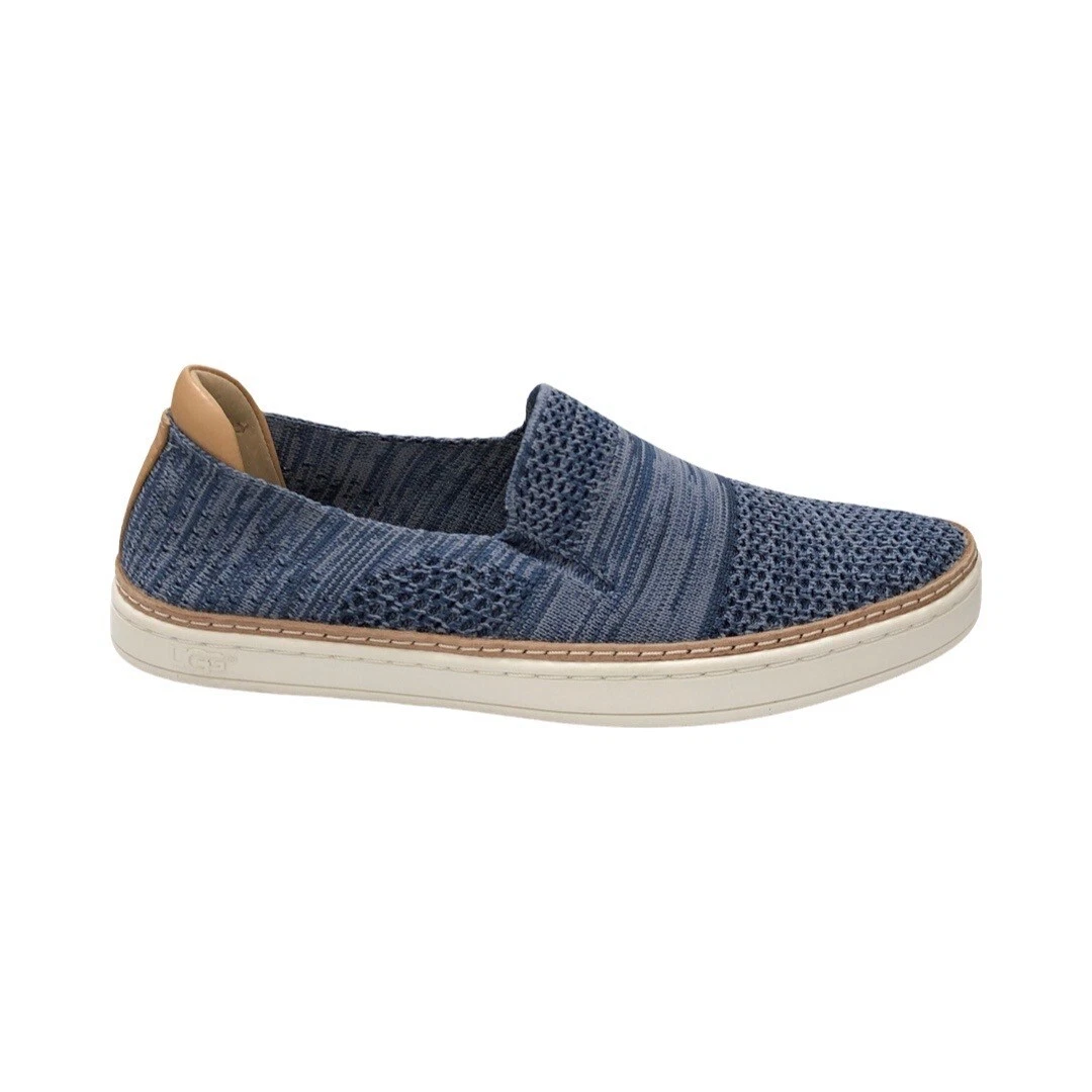 Scarpe mocassini UGG donna Sammy slip on in maglia blu navy erica 1092779