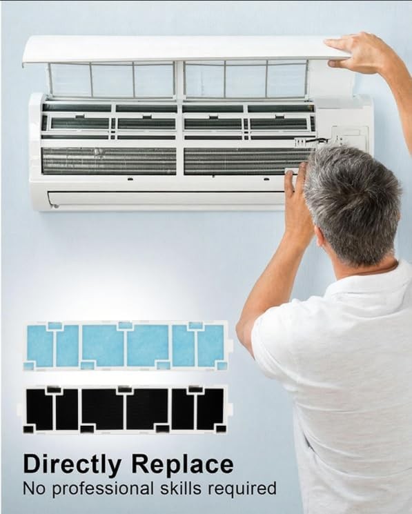 Filtro Aria Ricambio Per Mitsubishi MAC-2330FT-E – 2 Pezzi, Compatibile, Premium, Per Climatizzatore