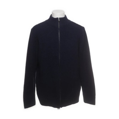DeFacto, Strickjacke, Herren, Größe: XL, Blau, Musterstrick #BoM