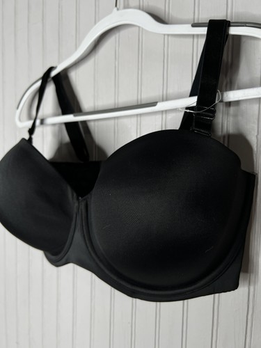 Cacique Strapless Bra Womens 38F Multiway Convertible Underwire Smooth Cup Suppo - Picture 5 of 7