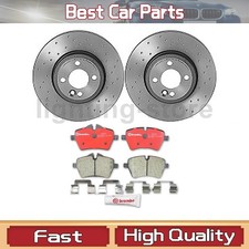 Front Disc Brake Pad Set Disc Brake Rotor 3pcs Brembo For Mini Cooper 20072015 Front Disc Brake Pad Set Disc Brake Rotor 3pcs Brembo For Mini Cooper 20072015