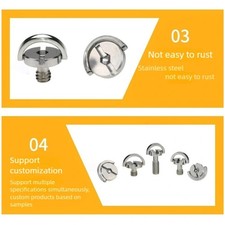 Rustproof 1/4inch Camera Screw Adapters Rapid Installation Hexagonal Mounting