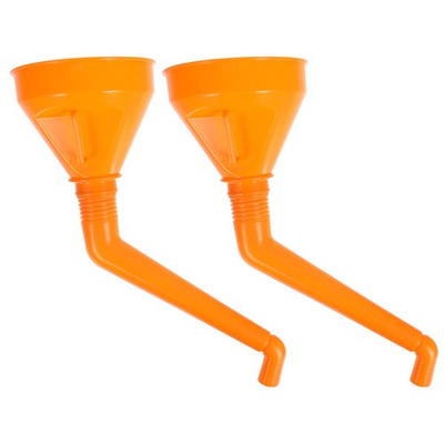 #ad 2Pcs Easy Fix Engine Oil Funnel for Cars Motorcycles Kerosene $20.99