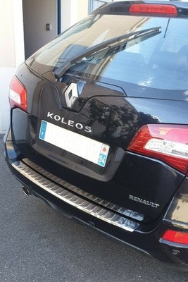 Passend für Renault Koleos 2008-2016 Ladekantenschutz Edelstahl mit Abkantung Ch