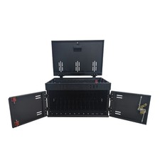 12-Device Charging Station Cart for Laptops Tablets Up to 17.3" Screen