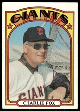 1972 Topps Charlie Fox #129 San Francisco Giants