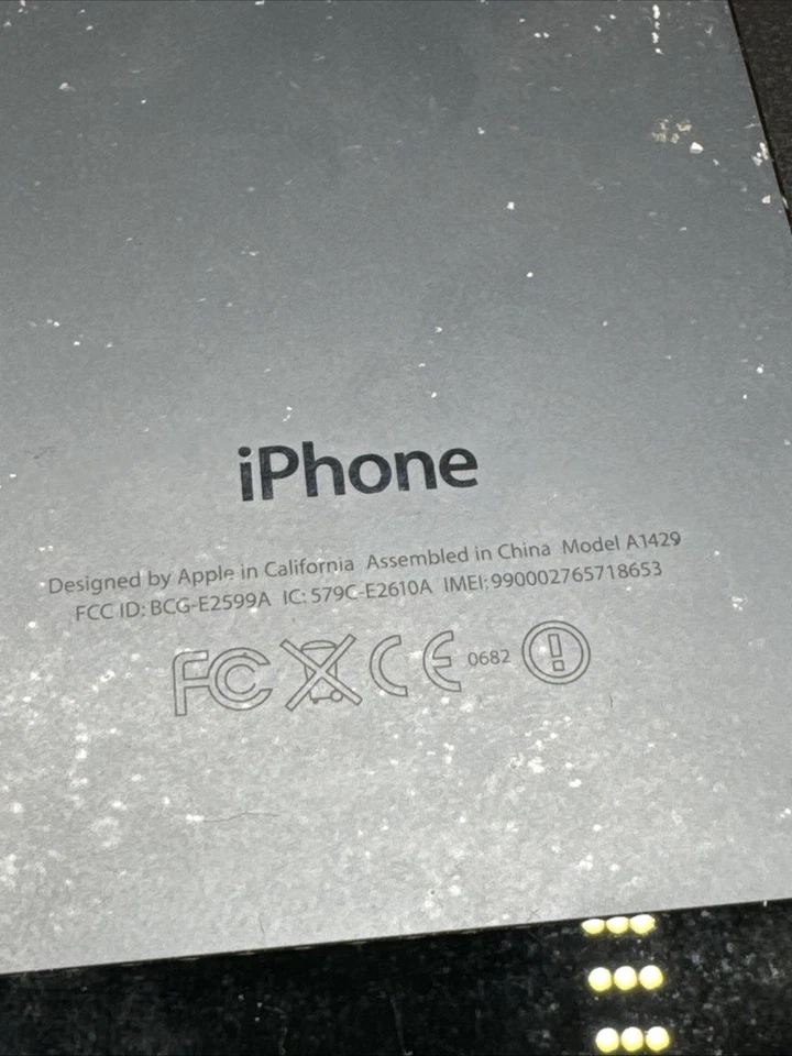 Apple iPhone 5, 16GB, Black, Model A1428 [For Parts Only/Not Working] - Image 2 of 4
