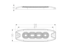 Race Sport Lighting RS3020BSP Pro Series LIGHTS UTILITY