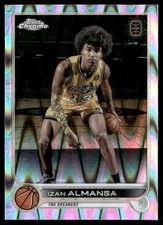 Izan Almansa 2022-23 Topps Chrome Overtime Elite RayWave YNG Dreamerz #64