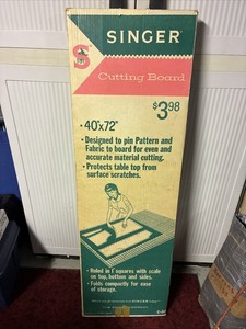 Vintage Singer Sewing Pattern Cutting Board 40x72 C-80