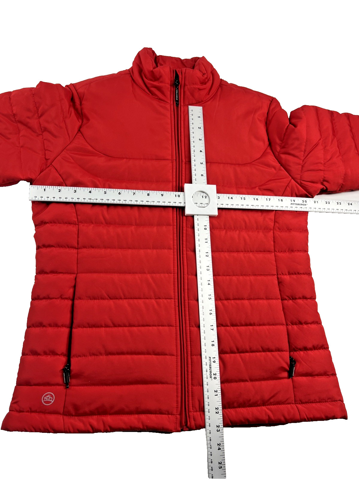 STORMTECH Performance Full Zip Up Red Quilted Puf… - image 12